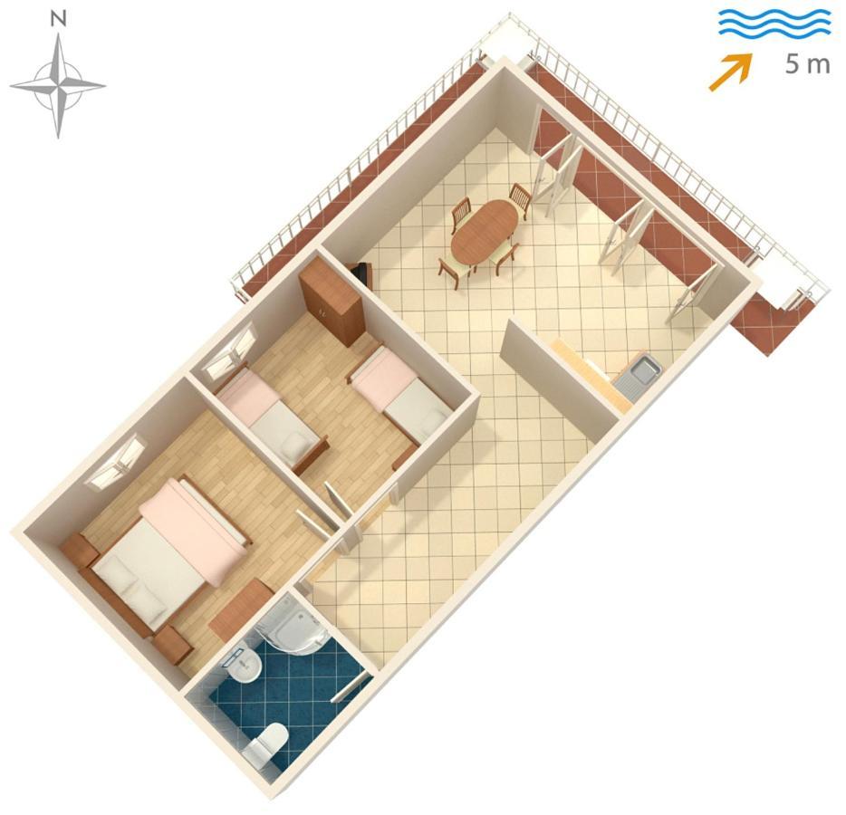 Apartments By The Sea Korcula - 4407 Λομπάρδα Εξωτερικό φωτογραφία